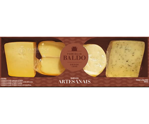 KIT QUEIJOS ARTESANAIS, Famiglia Baldo - Produto 100% Artesanal