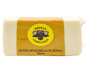 MOZZARELA DI BÚFALA (BARRA) Laticínio Almeida Prado