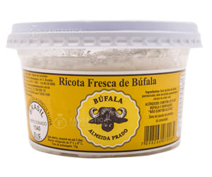 Ricotta Fresca de Búfala Laticínio Almeida Prado